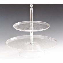 ZİCCO POLYKARBONAT TEŞHİR STANDI ŞEFFAF Ø 25-35CM H:37CM - ZCB 01/P(1)