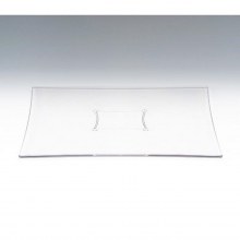 ZİCCO POLYKARBONAT TEŞHİR TABAK ŞEFFAF 25*25CM - ZCP 623-1