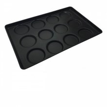 APSAL HAMBURGER EKMEĞİ TAVASI 12 GÖZLÜ TEFLONLU 40*60 CM