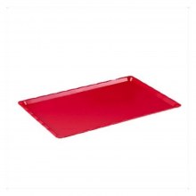 APSAL POLİKARBON KIRMIZI KIRILMAZ TEŞHİR TEPSİ (NO:2) 15*30 CM