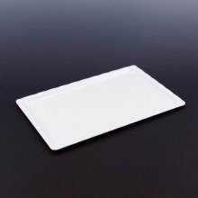 APSAL POLİKARBON BEYAZ KIRILMAZ TEŞHİR TEPSİ (NO:4) 25*40 CM