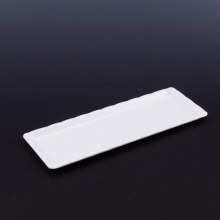 APSAL POLİKARBON BEYAZ KIRILMAZ TEŞHİR TEPSİ (NO:1) 10*30 CM