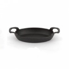 SÜREL BÜYÜK OVAL DÖKÜM SAHAN 13*21 CM SİYAH