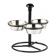 ALTINBAŞAK SOSLUK STANDI 3\'LÜ 15*8 CM