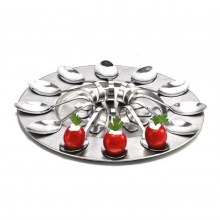 ZİCCO TEPSİLİ HAVYAR KAŞIK TAKIMI - ZKC 2798