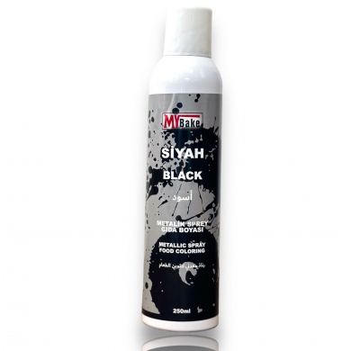 METALİK SPREY BOYA 250 ML SİYAH - 79820