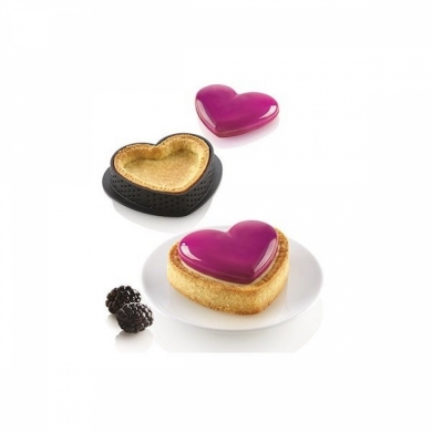 SİLİKOMART KIT MINI TARTE PETIT AMOUR SİLİKON TART KALIBI - 25.317.13